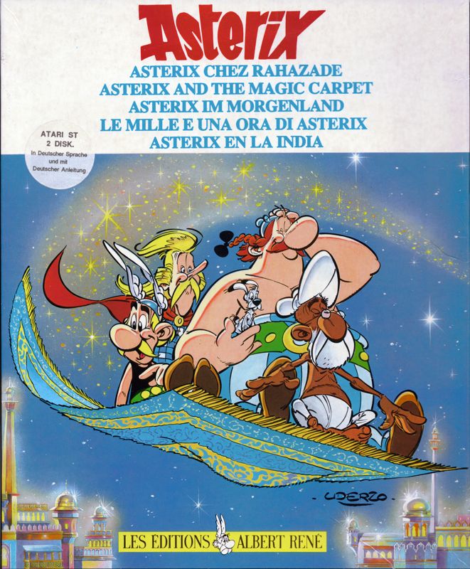Asterix and the Magic Carpet box art for Atari ST